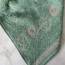 Ver imagem 5 de Jogo de Toalha Banho 4 Peças Veneza 100% Algodão Mafratex Verde