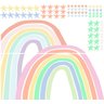 Adesivo de Parede Arco Iris Candy Color e Estrelas Boho - 2