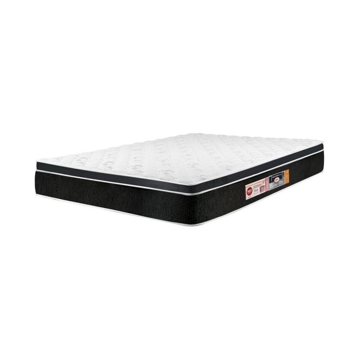 Cama Box King Castor Black e White Air One Face D33 193x203x50 + Box Castor - 3