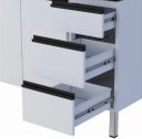 Ver imagem 3 de Gabinete de Cozinha em Aço 1,15 M – Durabilidade e Design Moderno:branco