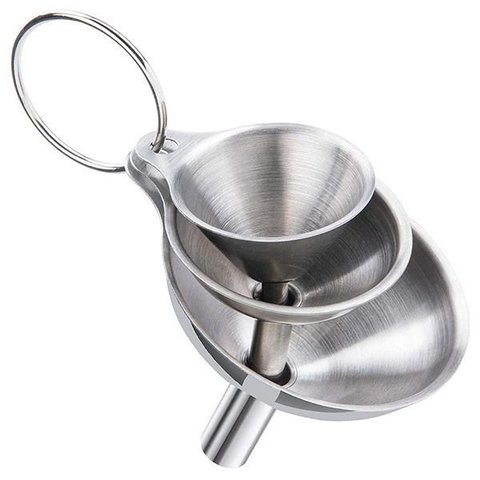 Conjunto de Funis de Cozinha em Aço Inoxidável 3 Peças