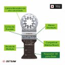 Ver imagem 2 de Lâmina Serra Oscilante Zetsaw Multi Wood 333 Starlock Japonesa