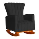 Ver imagem 4 de Kit Poltrona Balanço Melinda e Puff Jade Suede