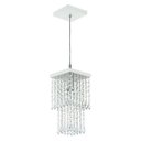 Ver imagem 5 de Kit 1 Lustre Cristal Acr. Sweet + 3 Pendentes Spark Branco