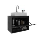 Ver imagem 5 de Balcão Gabinete Suspenso para Banheiro 60cm com 1 Porta e Nicho BN3606