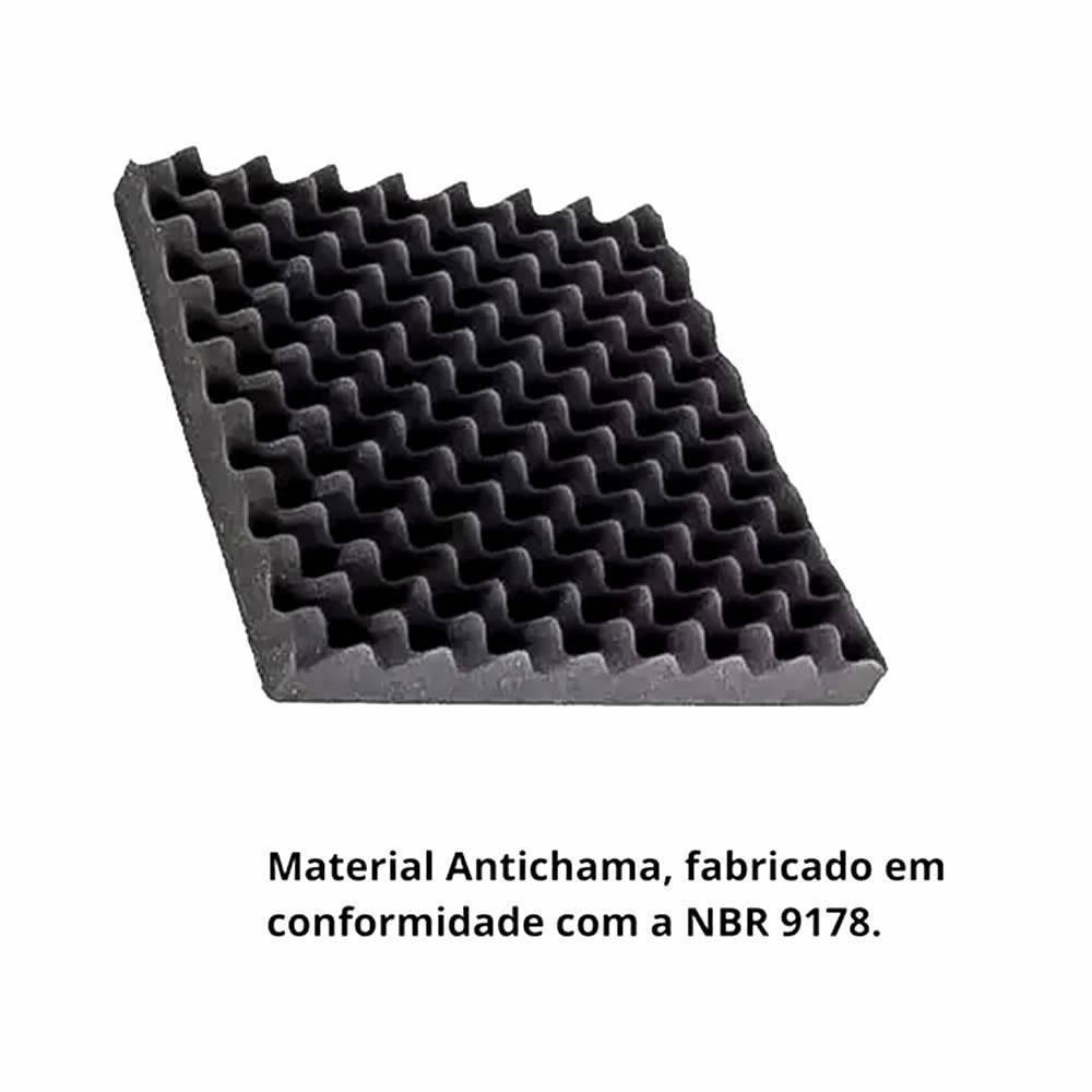 Kit com 12 Placas Acusticas 50x50x2 - Anti Ruidos Sonoros - 2