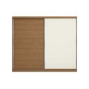 Ver imagem 5 de Guarda Roupa Casal 2 Portas de Correr e 4 Gavetas T583 Canela-Off White - Kappesberg