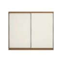 Ver imagem 4 de Guarda Roupa Casal 2 Portas de Correr e 4 Gavetas T583 Canela-Off White - Kappesberg
