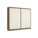 Ver imagem 2 de Guarda Roupa Casal 2 Portas de Correr e 4 Gavetas T583 Canela-Off White - Kappesberg