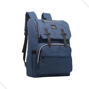 Bolsa Maternidade Mochila Feminina Bebê Impermeável:azul