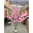Ver mais imagens de Árvore Artificial Cerejeira Rosa Grande para Decoração com 2.50m.