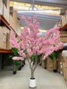Ver imagem 3 de Árvore Artificial Cerejeira Rosa Grande para Decoração com 2.50m.