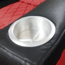 Ver mais imagens de Poltrona Gamer Sparta com Encosto Reclinável e Carregador Usb:corino Preto/vermelho