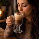 Ver imagem 7 de Caneca de Vidro para Café e Cappuccino Irish 230ml Alça Isolada Cozinha Escritório Transparente