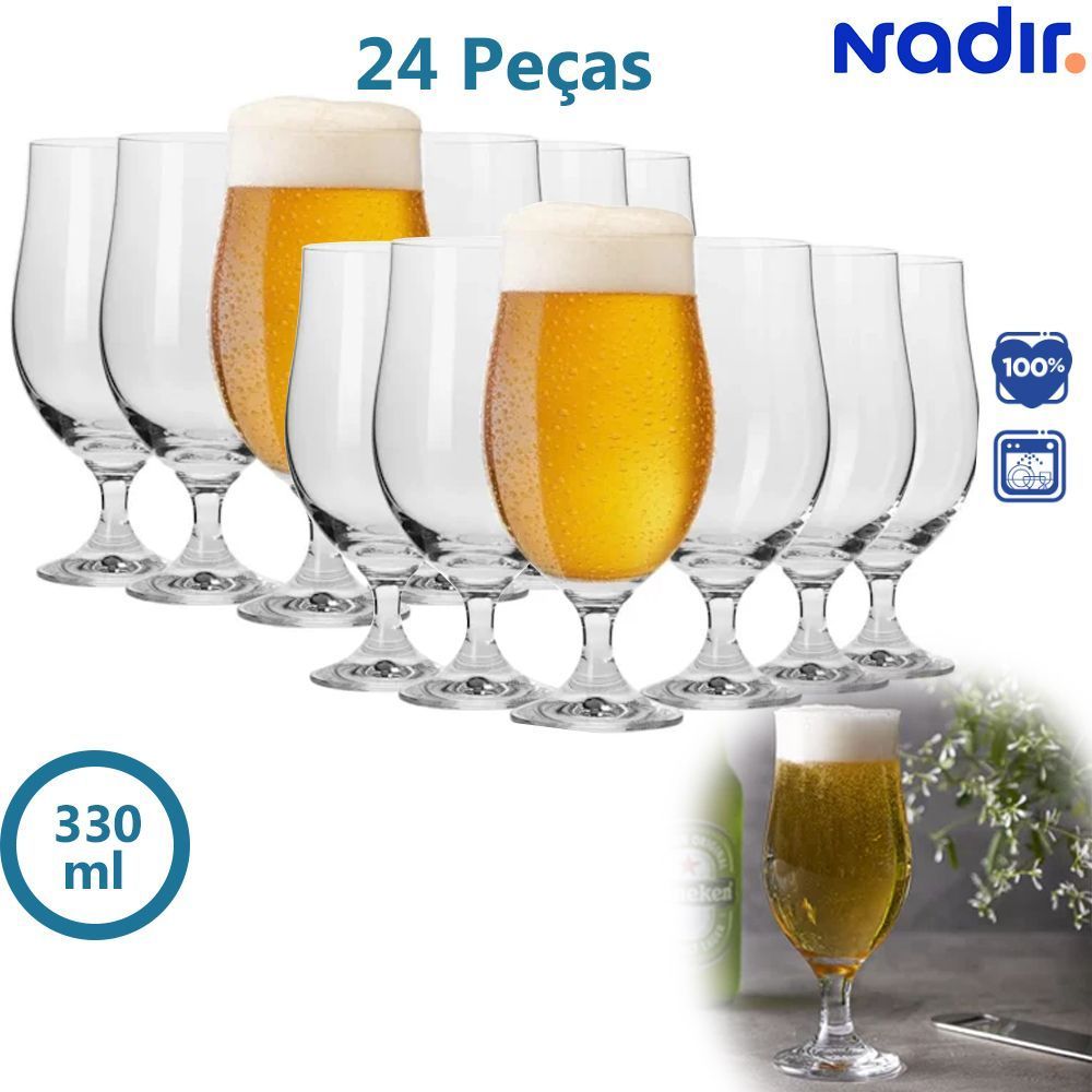 Ver imagem 2 de Kit 24 Taças Windsor Cerveja 330ml Nadir Figueiredo