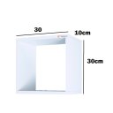 Ver imagem 4 de Nicho Quadrado Para Banheiro 3Pçs