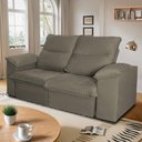 Ver imagem 1 de Sofá Retrátil Reclinável America 1,50m Suede