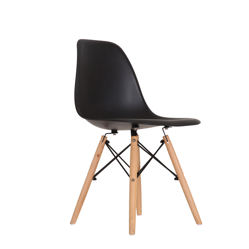 Conjunto com 4 Cadeira Eiffel Charles Eames Moderna Sala Cozinha Varanda AJL Cadeira Eames - 2