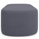 Ver imagem 4 de Cabeceira Cama Box 100cm Lanna com Puff Recamier Doha W01 Suede Cinza - Lyam Decor