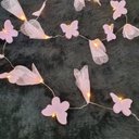 Ver imagem 2 de Fio de Luz de Fada Flores e Borboletas Rosa 20 Leds Pilha