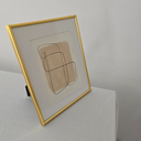 Ver imagem 6 de Porta Retrato Pvc Dourado - Borda Branca