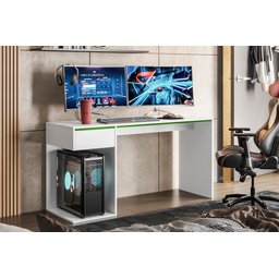 Mesa Gamer Escrivaninha Start com Gaveta Movelove - 3