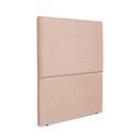 Ver imagem 4 de Cabeceira Estofada Solteiro Luna 90cm Linho Rose