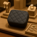 Ver imagem 3 de Porta Joia de Bolsa para Viagem Portátil/ Caixa de Armazenamento/bolsa/anel/colar Preto - Mobili