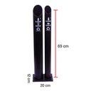 Ver imagem 4 de Kit Porta Copo Descartável Água + Suporte Café + Lixeira Pvc