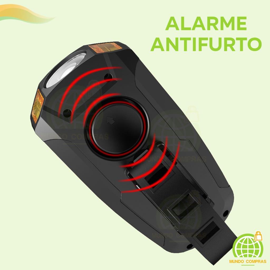 Farol para Bike com Velocimetro e Alarme Anti-furto + Indicador de Bateria - 4