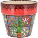 Ver imagem 1 de CARRICHE CACHEPÔ 15x17x17cm CERÂMICA COLOR