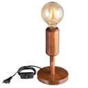 Ver imagem 1 de Abajur Arandela Luminária Cabeceira Madeira Rústica