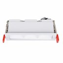 Ver imagem 3 de Spot Embutir Downlight Retang Mini Focco 6w 2700k 24º Irc90 Branco/branco-gaya