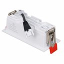 Ver imagem 4 de Spot Embutir Downlight Retang Mini Focco 6w 2700k 24º Irc90 Branco/branco-gaya