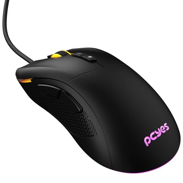 Mouse Gamer Pcyes Gaius - 12400 Dpi - Rgb - 6 Botoes - Pmggbv - 7