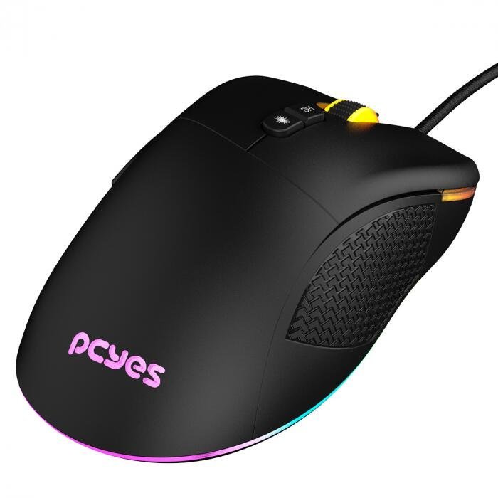 Mouse Gamer Pcyes Gaius - 12400 Dpi - Rgb - 6 Botoes - Pmggbv - 2