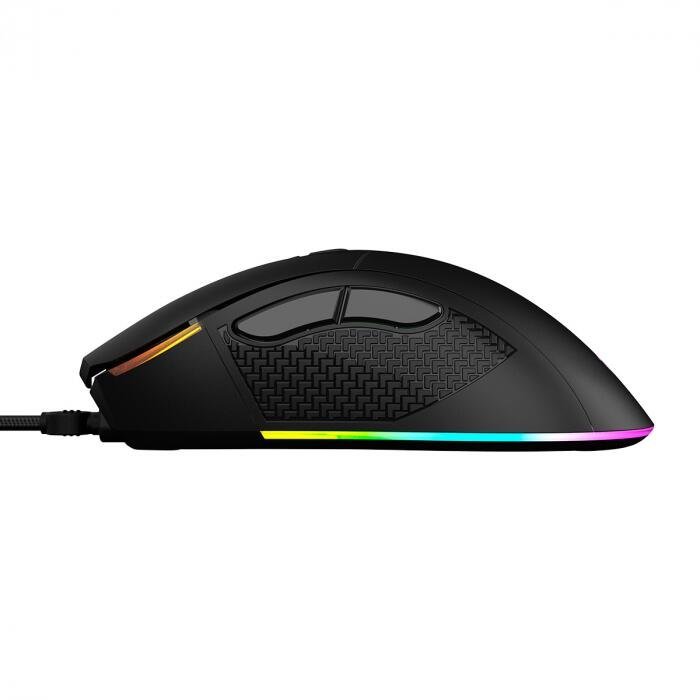 Mouse Gamer Pcyes Gaius - 12400 Dpi - Rgb - 6 Botoes - Pmggbv - 6