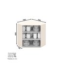 Ver imagem 2 de Aéreo 79CM Henn 2 Portas Connect C83-139 Off White SE