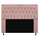 Ver imagem 1 de Cabeceira Estofada Lady com Strass 195 cm Queen Size Suede - ADJ Decor - Rosê