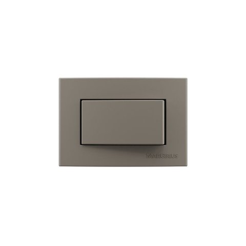 Placa para Móveis 65x45 com Interruptor Paralelo Margirius Sleek Colors 10a Argila