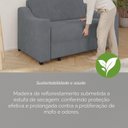 Ver mais imagens de Sofá Cama Retrátil 158cm 2 Lugares Betim