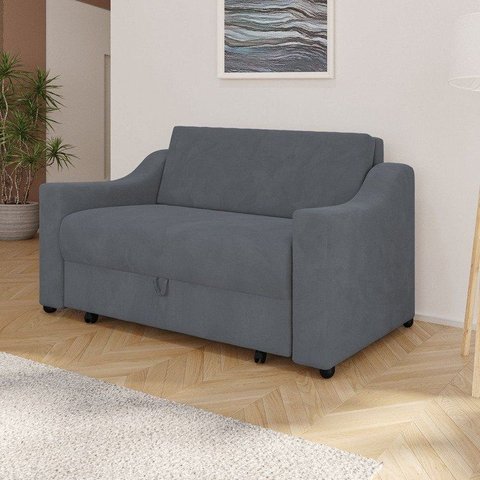 Sofá Cama Retrátil 158cm 2 Lugares Betim
