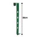 Ver imagem 5 de Kit 2 Suportes para Guirlanda Natal Metal Decorado Verde 30cm - Magizi