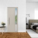 Ver imagem 1 de Porta de Alumínio Lambril 210x90cm Visor e Puxador Esquedo Hale Esquadrias Abertura Esquerda