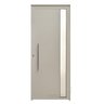 Porta de Alumínio Lambril 210x100cm Visor e Puxador Lado Direito Hale Esquadrias - 2
