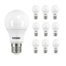 Kit 10 Lâmpadas LED 12W Bulbo Soquete E27 Branco Frio Taschibra - 1