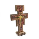 Ver imagem 5 de Crucifixo Cruz São Damião São Francisco de Mesa 15 Cm Fornecedor 15 0345