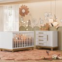 Ver imagem 2 de Cômoda Sapateira 4 Gavetas 1 Porta Q Encanto Slim Mdf: Branco