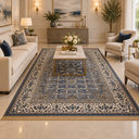 Ver imagem 2 de Tapete Persa Royal Cinza 200x300cm Fio Acetinado - Decoração para Quarto e Sala