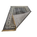 Ver imagem 4 de Tapete Persa Royal Cinza 200x300cm Fio Acetinado - Decoração para Quarto e Sala